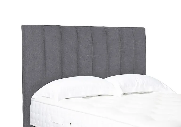 Artisan Collection Axel High Floor Standing Headboard - Single - Aston Steel