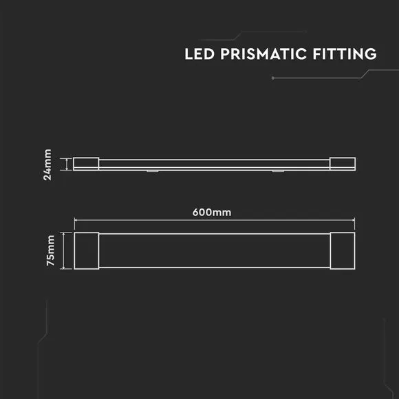 Set of 2 V-TAC 20W LED Grill Fittings 6