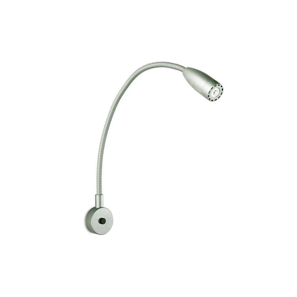 Netlighting Bed LED Indoor Adjustable Wall Bed Light Reading Lamp Grey