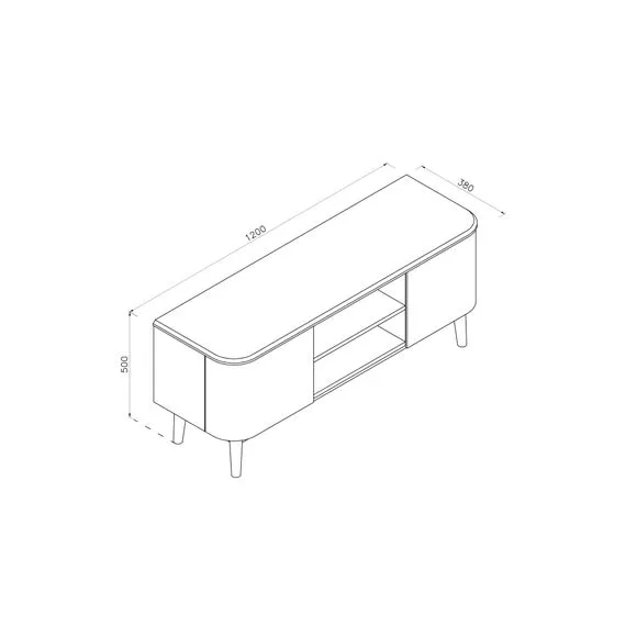 Oslo TV Stand for TVs up to 60" 5