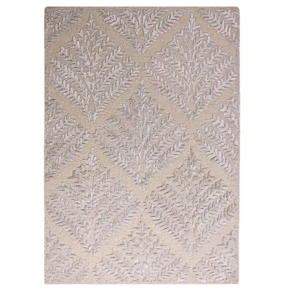 Fern Viscose and Wool Rug 4