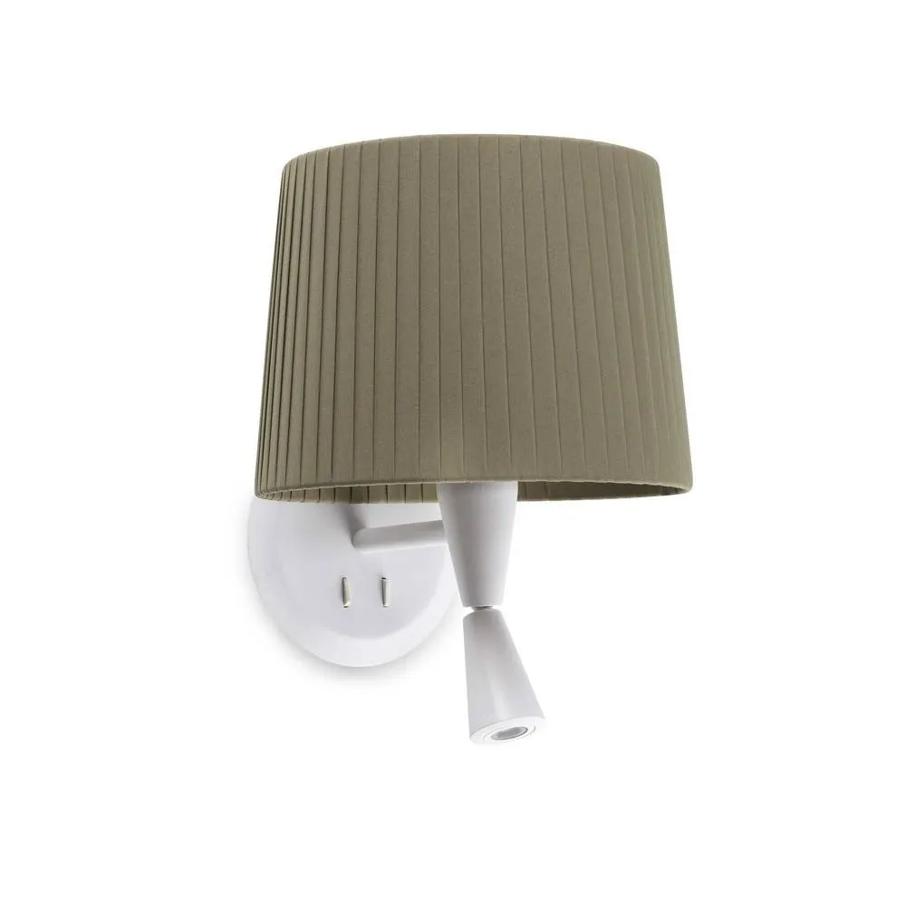 Netlighting Samba Reading Light Wall Light WhiteGreen E27