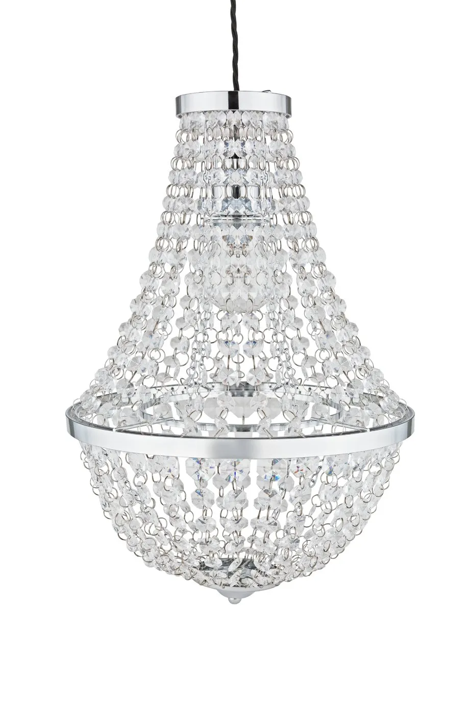 Argos Home Empire Chandelier Light - Chrome