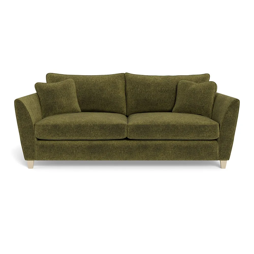 Heal's Torino 4 Seater Sofa Boucle Velvet Wilder Natural Feet 1