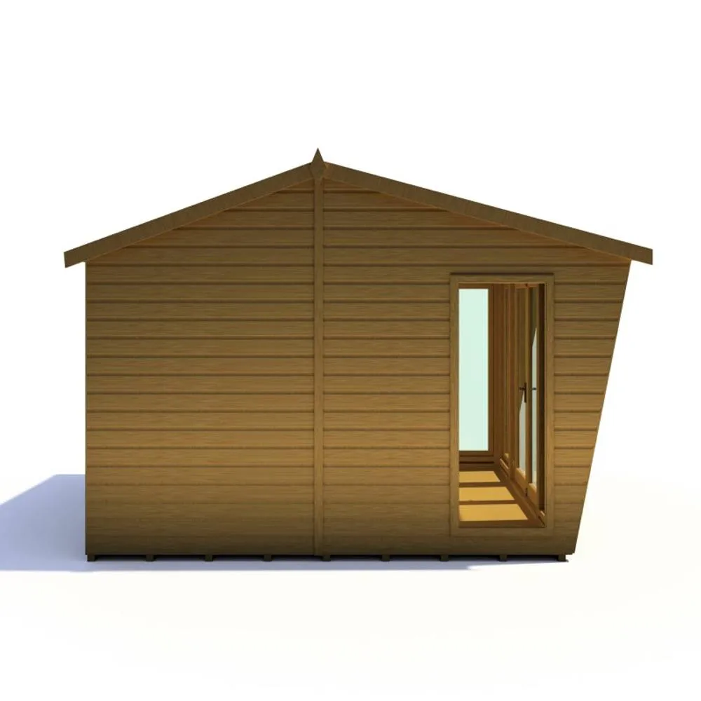 Shires Burghclere 10 x 10 Feet Summerhouse - L358.6 x W320.8 x H250 cm in Light Brown 5