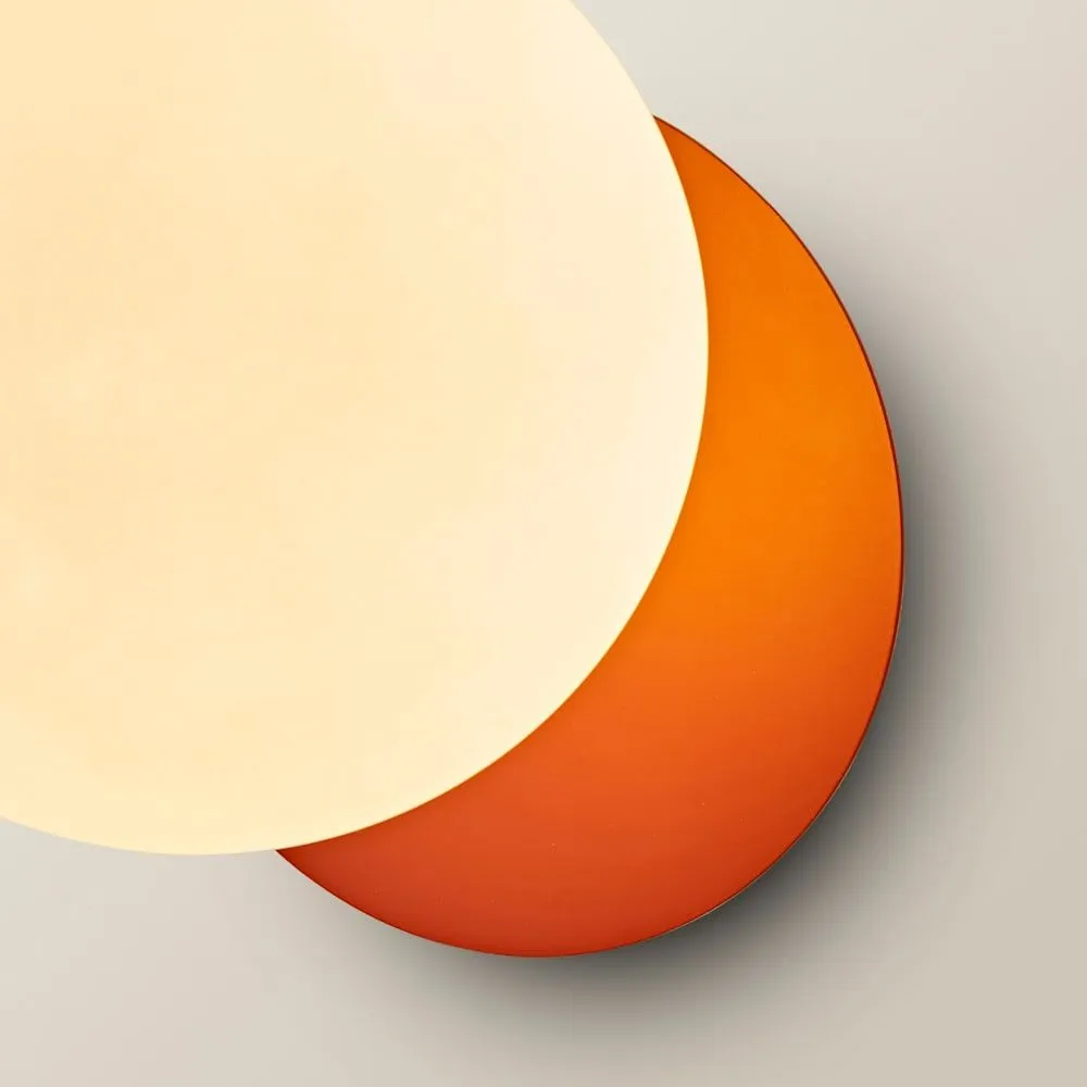 ValueLights Darla Frosted Globe IP44 Rated Bathroom Wall Light in Burnt Orange 4