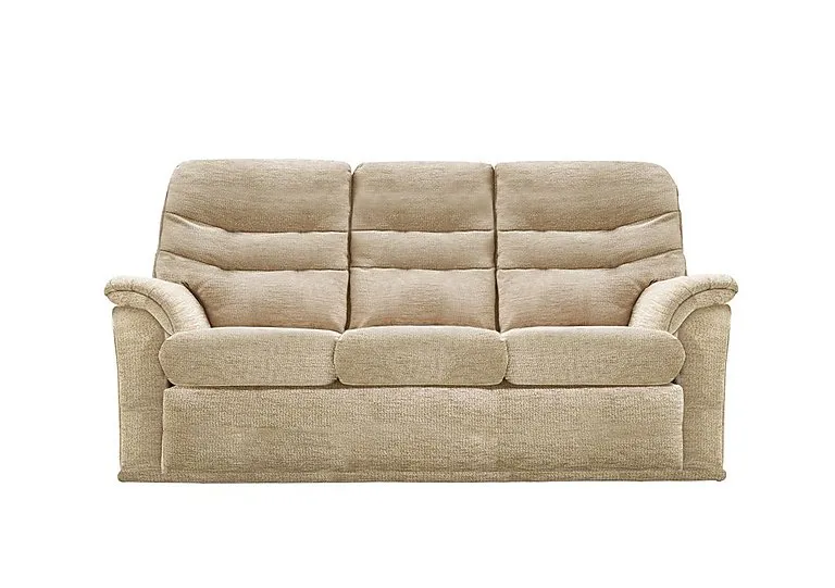 Malvern 3 Cushion 3 Seater Fabric Sofa - No Recliner - Boucle Oyster