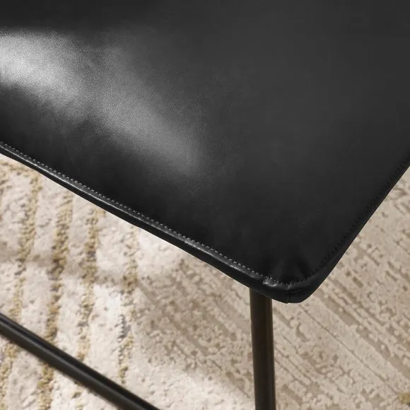 Saxon Faux Leather Lounge Chair 3
