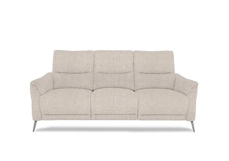 Daytona 3 Seater Fabric Power Recliner Sofa with Drop Down - Anivia Nature