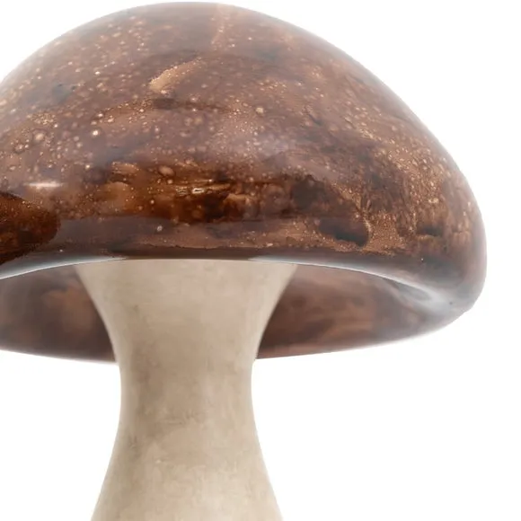 Set of 2 Resin Mushroom Ornaments 4