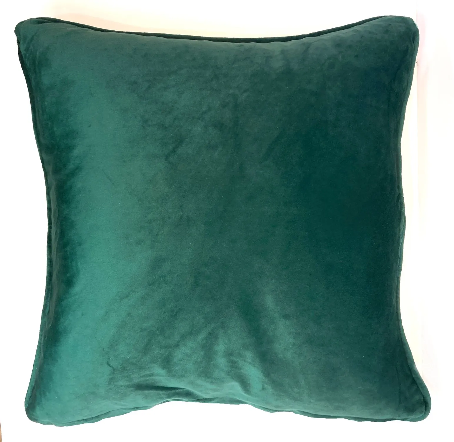 Rapport Home Piped Velvet Polyester Cushion Cover in Navy 2
