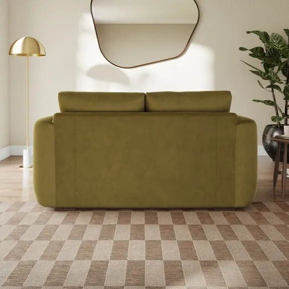 Luca Matte Soft Velvet 2 Seater Sofa 3