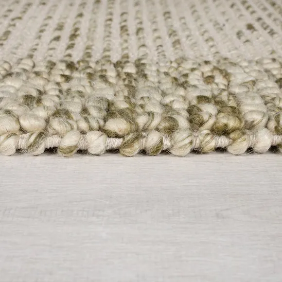 Pebble Wool Border Rug 4