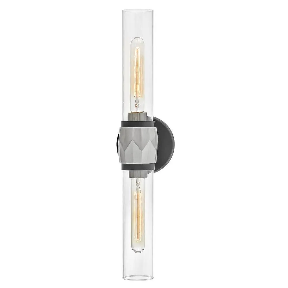 Netlighting Hinkley Ellison Bathroom Wall Lamp Black Nickel IP44 2x E27 5
