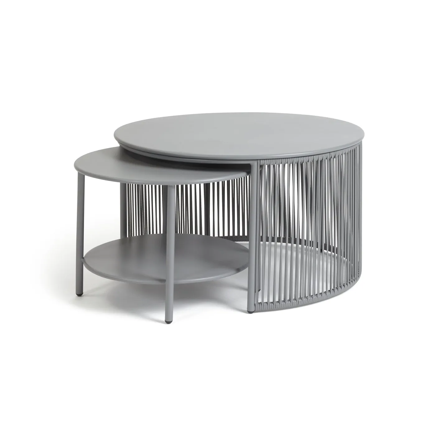 Habitat Ipanema 2 Coffee Tables - Grey