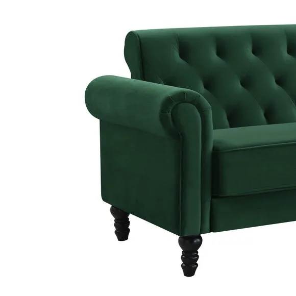 Greta Velvet 3 Seater Sofa 4