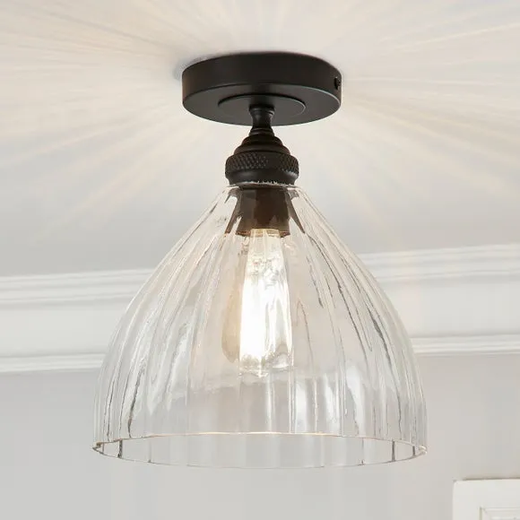 Churchgate Allexton Flush Ceiling Light 1