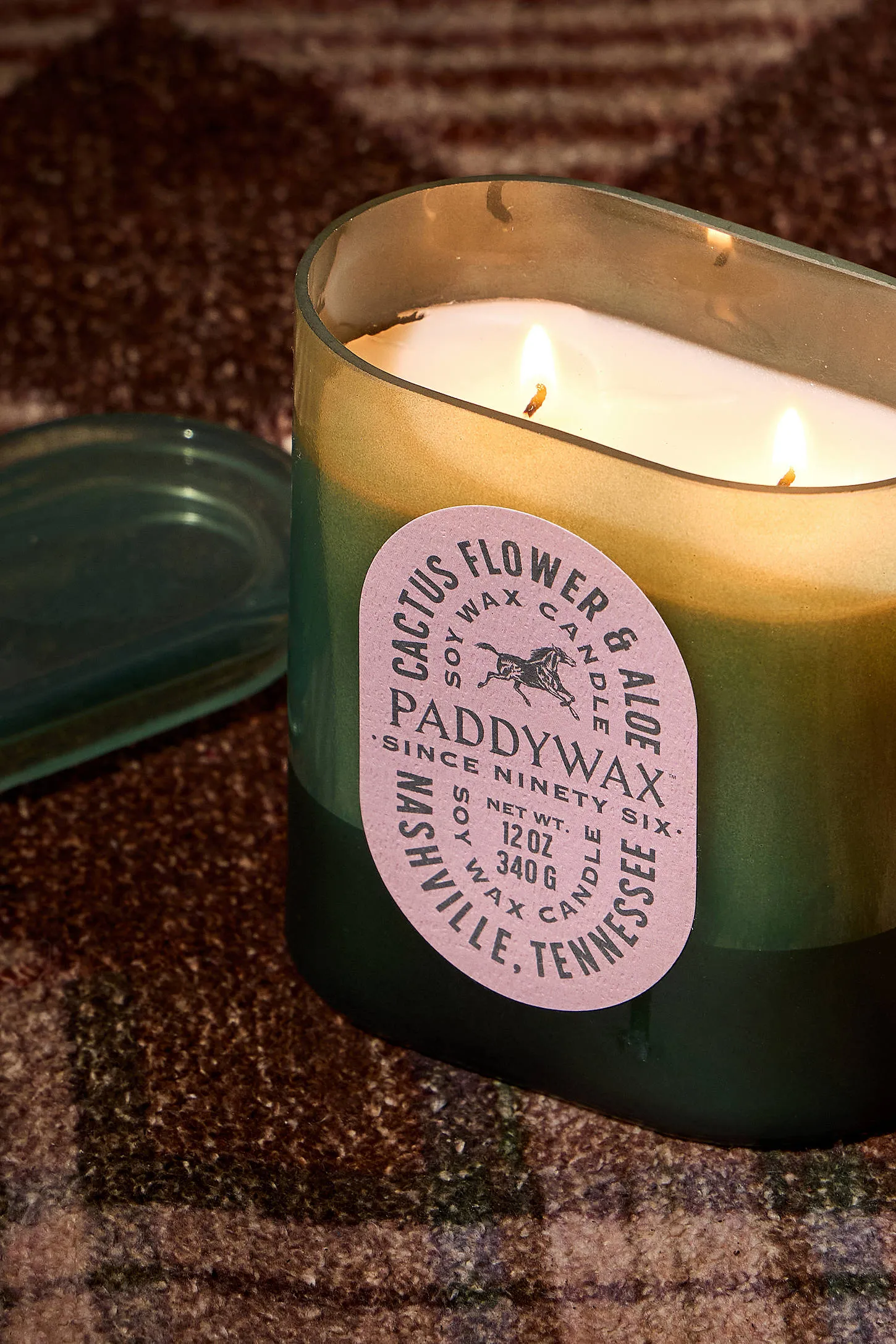 Paddywax Vista Cactus Flower & Aloe Soy Wax 12oz Candle ALL 2