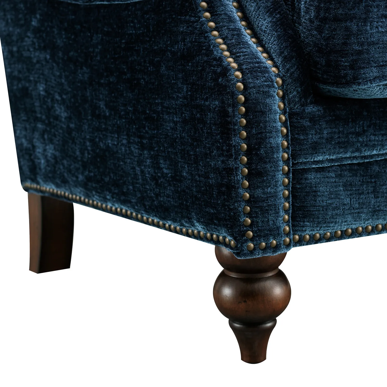 Ullswater Wing Armchair, Blue Fabric | Barker & Stonehouse 4