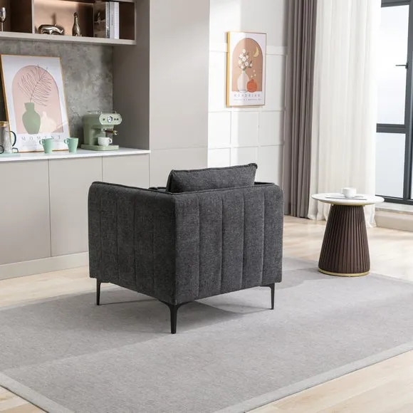 Image Furnishings Landon Chenille Occasional Armchair 3
