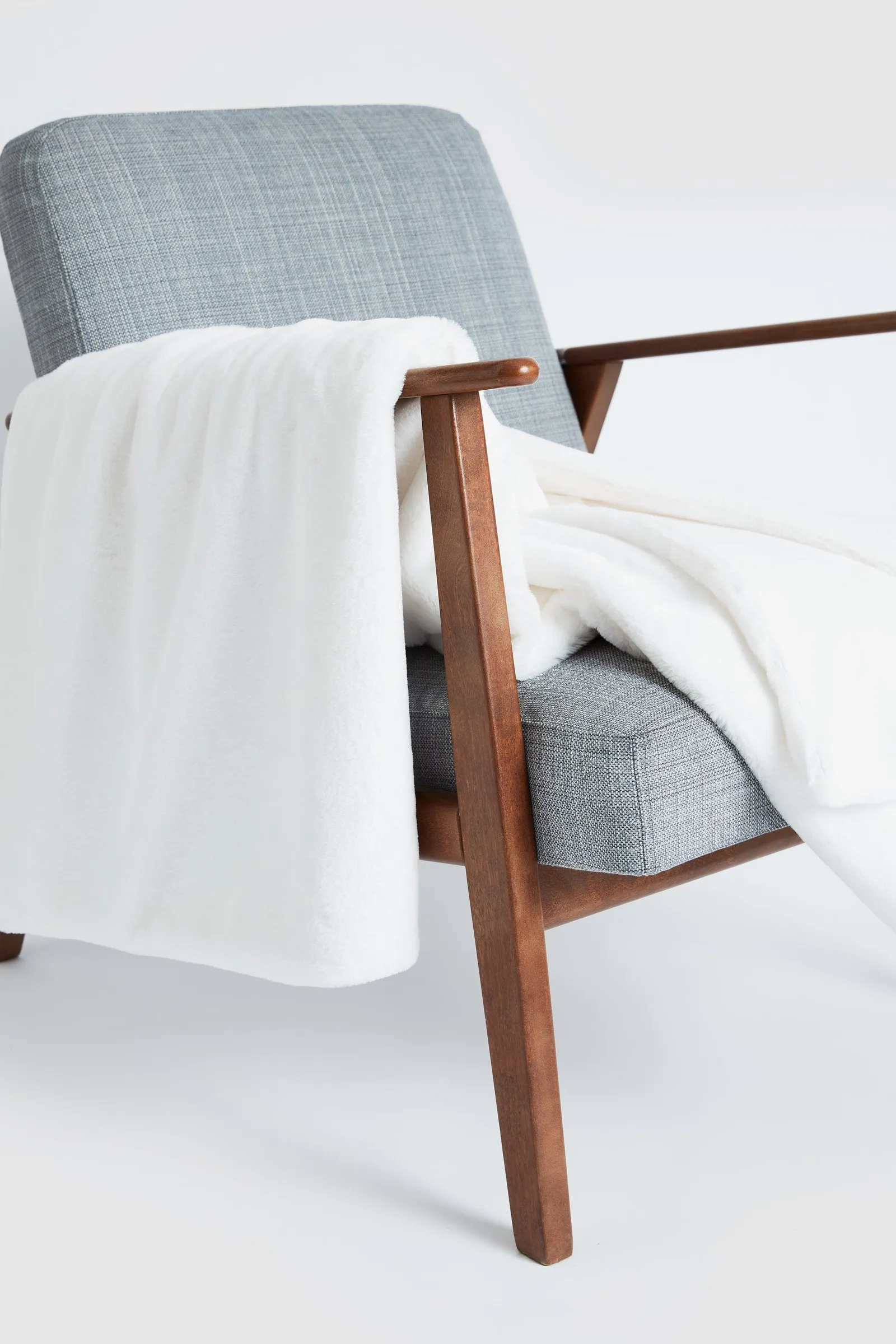 Faux Fur Throw