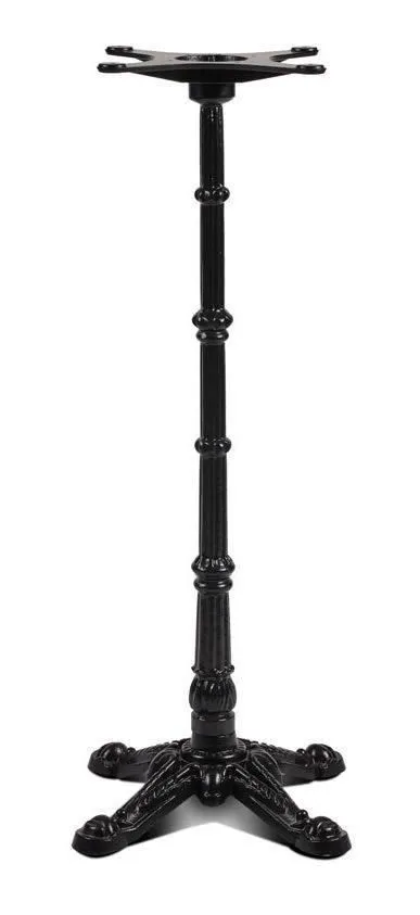 netfurniture Ream Cast Iron Poseur Table Base - Traditional in Black