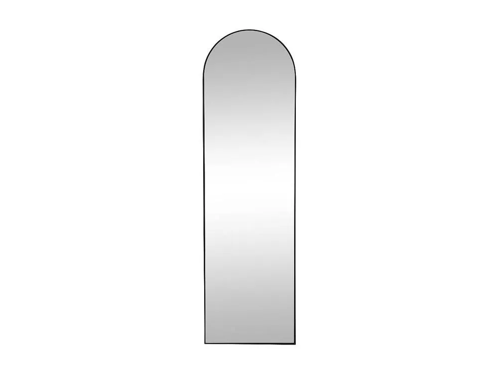 Vente-unique Large Freestanding Arched Metal Mirror - L50 X H170 Cm - Black 2