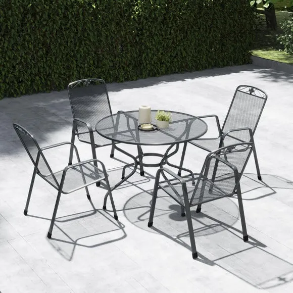 Pacific Lifestyle Elegance Round 4 Seater Dining Set 2