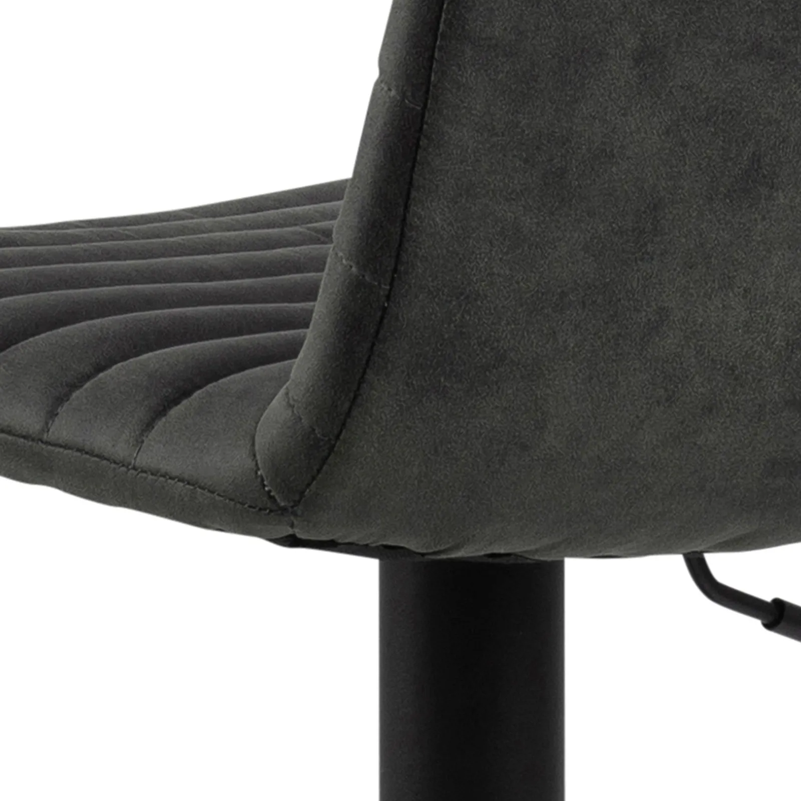 Furniture To Go Kimmy Bar Stool in Grey Fabic Set of 2 6