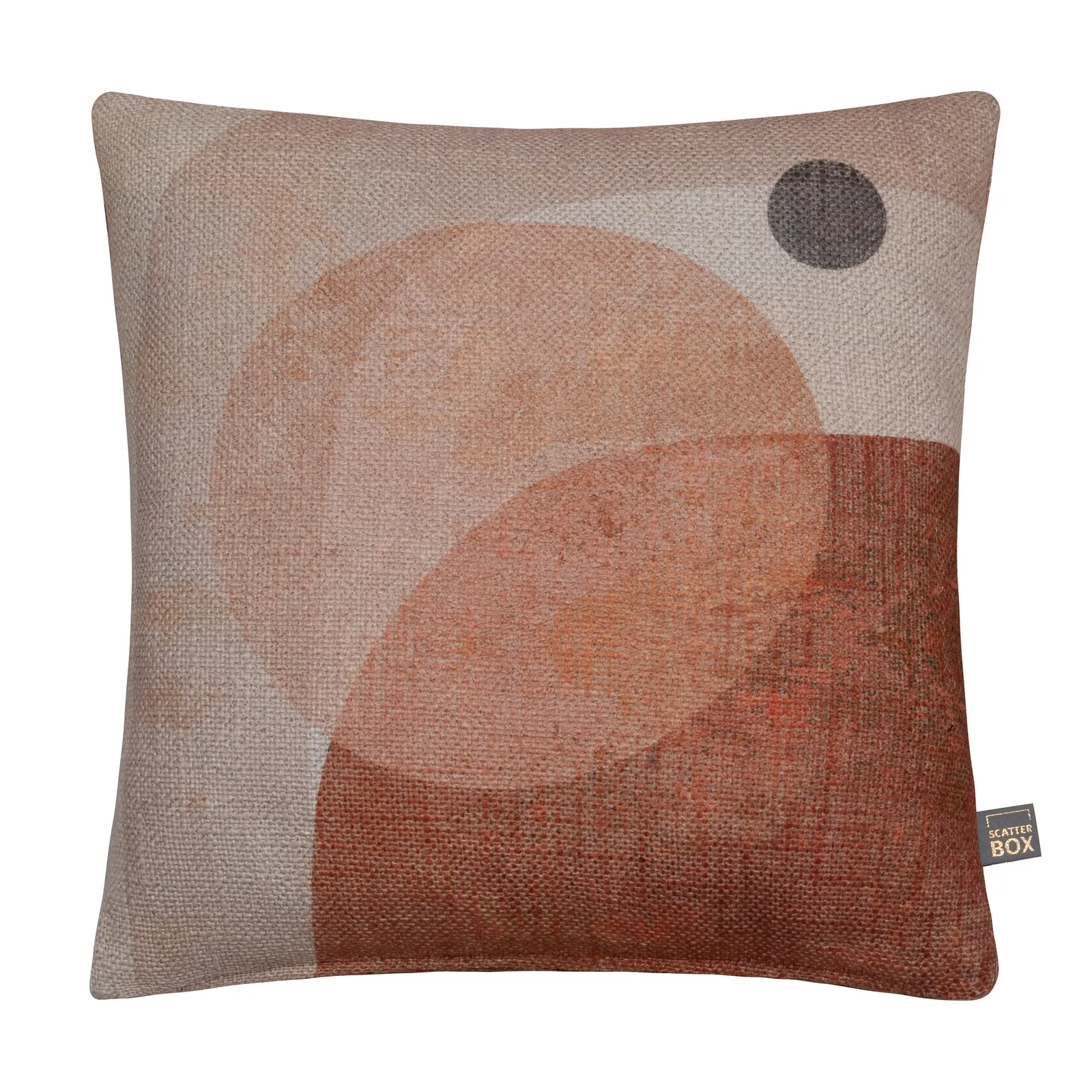Abstract Sunrise Cushion, Square, Neutral | Barker & Stonehouse