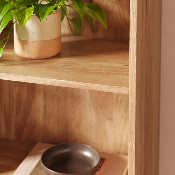 Jordyn Bookcase, Mango Wood Effect 4