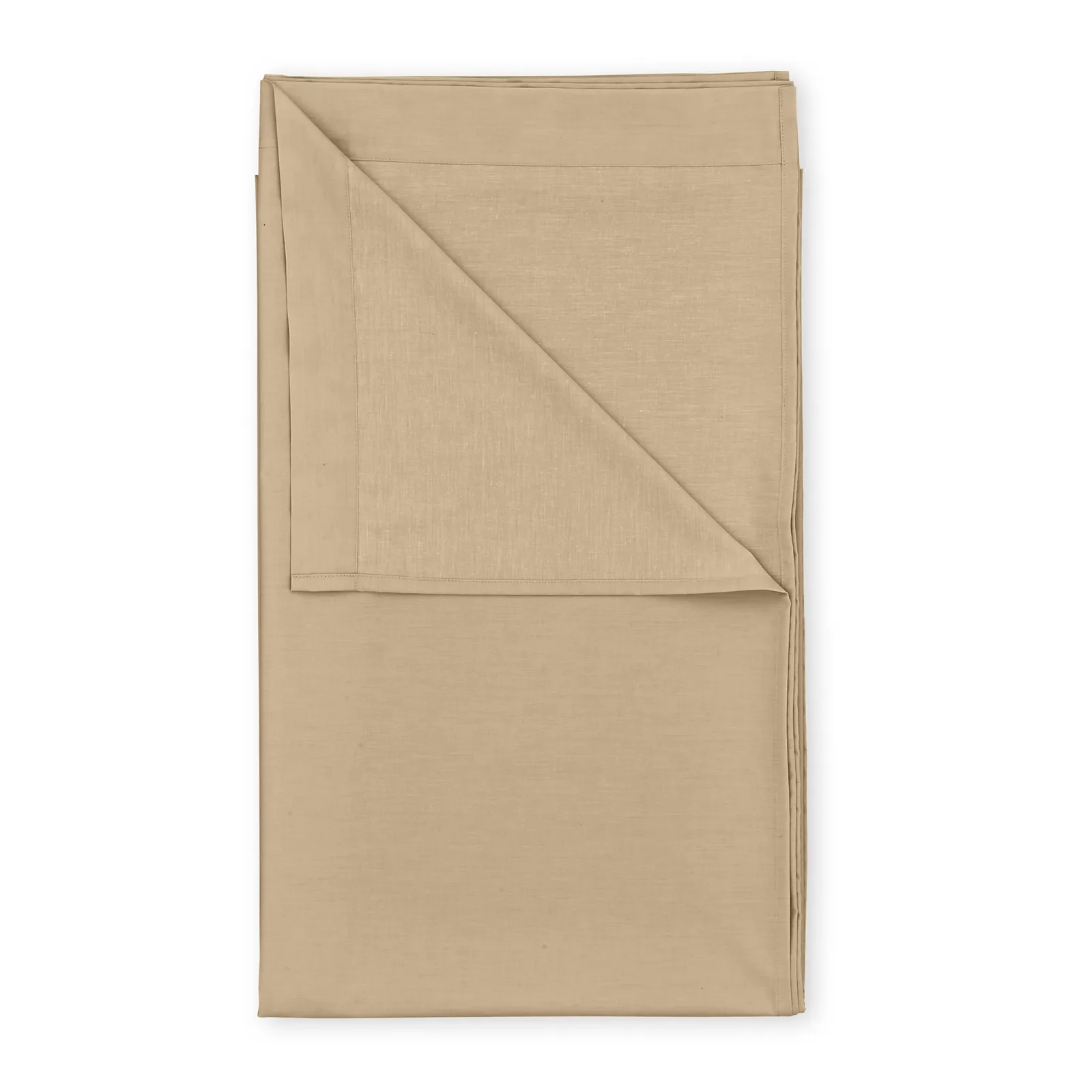 Pure Cotton Flat Sheet Warm Sand