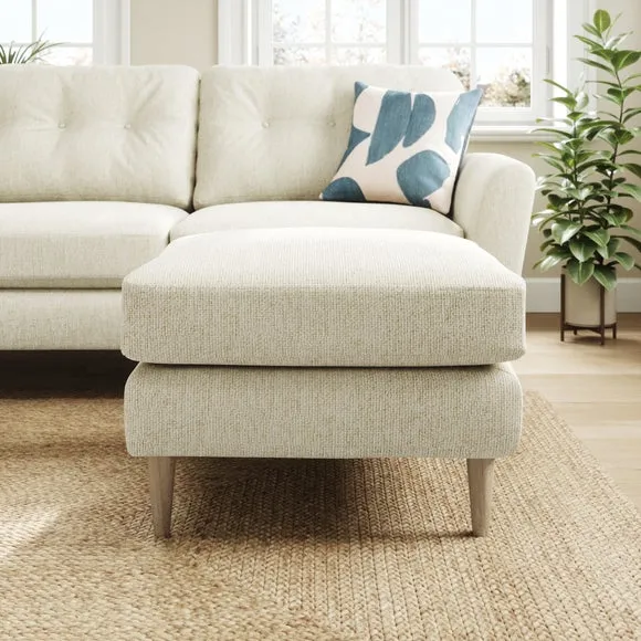 Sven Chunky Chenille Footstool 3