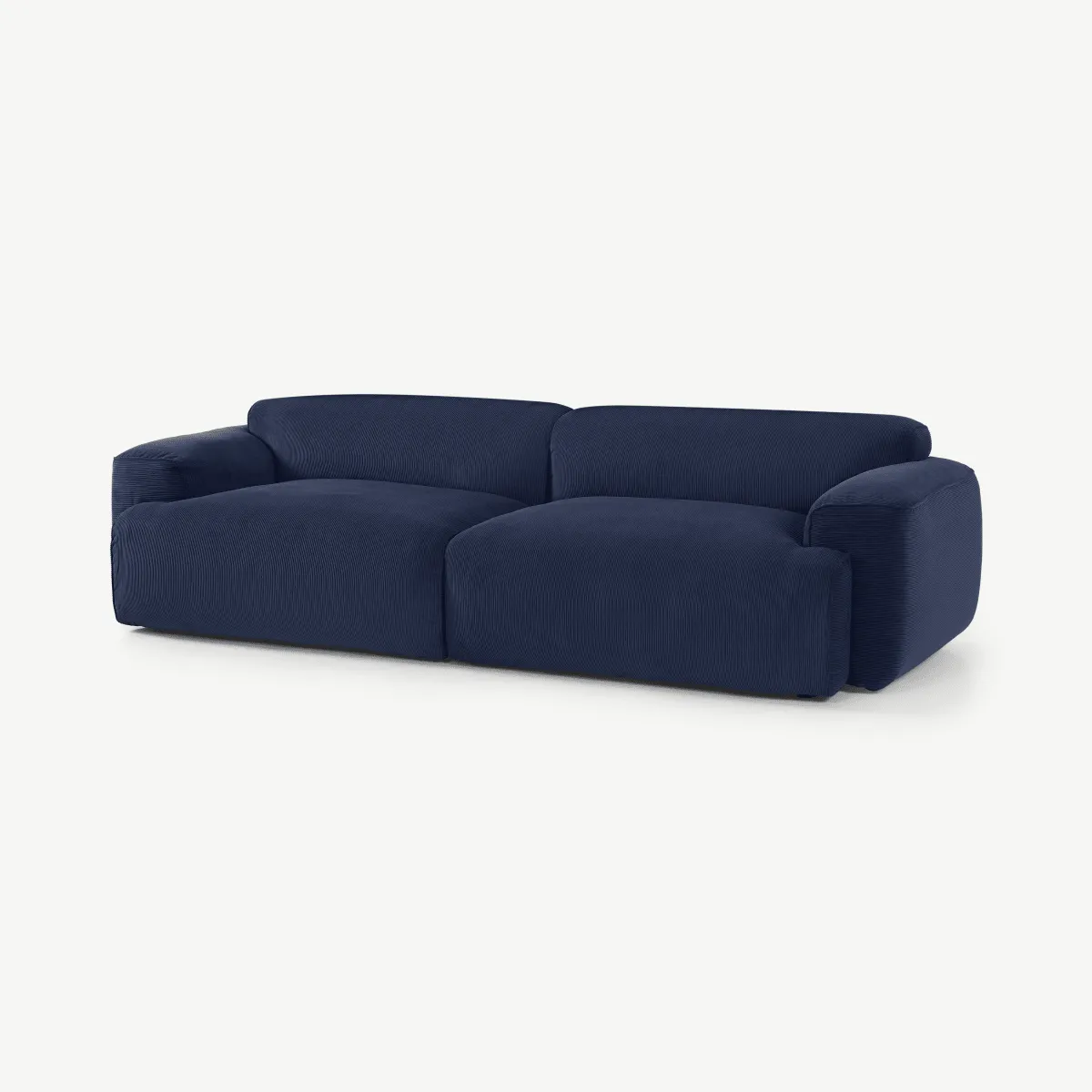 Avalon 3 Seater Sofa, Navy Corduroy Velvet