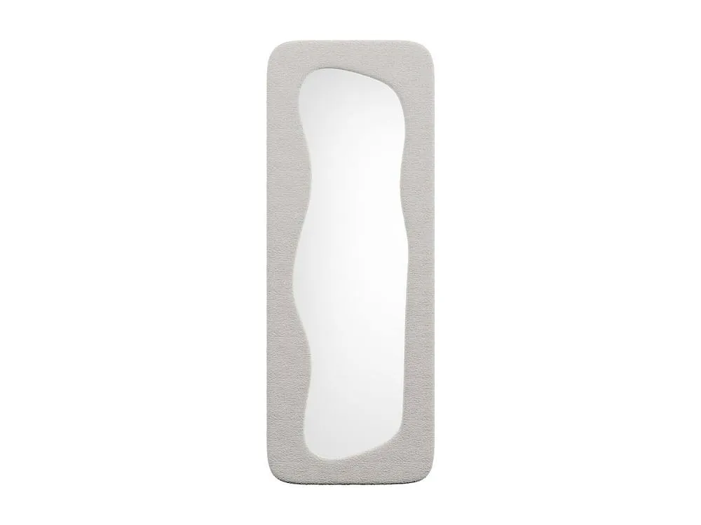 Vente-unique Loop Fabric Mirror - L. 60 X H. 160 Cm - Ivory - HAIMEI 2