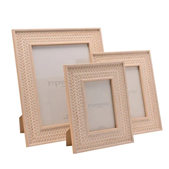 Impressions Herringbone Patterned Photo Frame 5