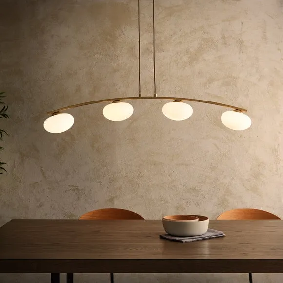 Yonah 4 Light Adjustable Diner Ceiling Light 2
