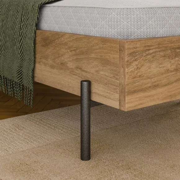 Bryant Bed Frame, Mango Wood Effect 3