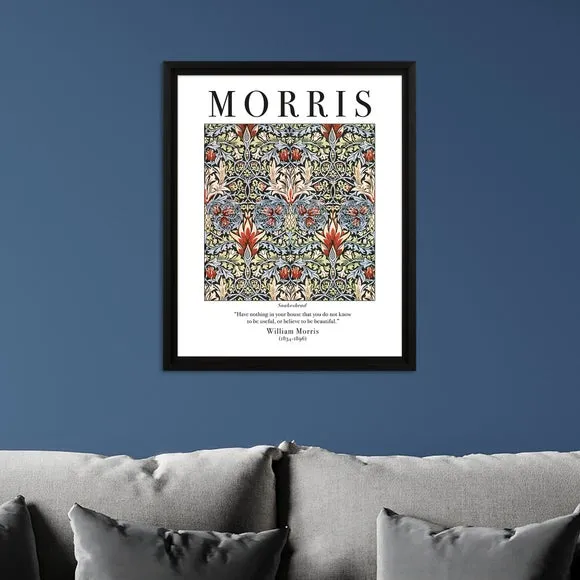The Art Group Snakeshead Framed Print by William Morris