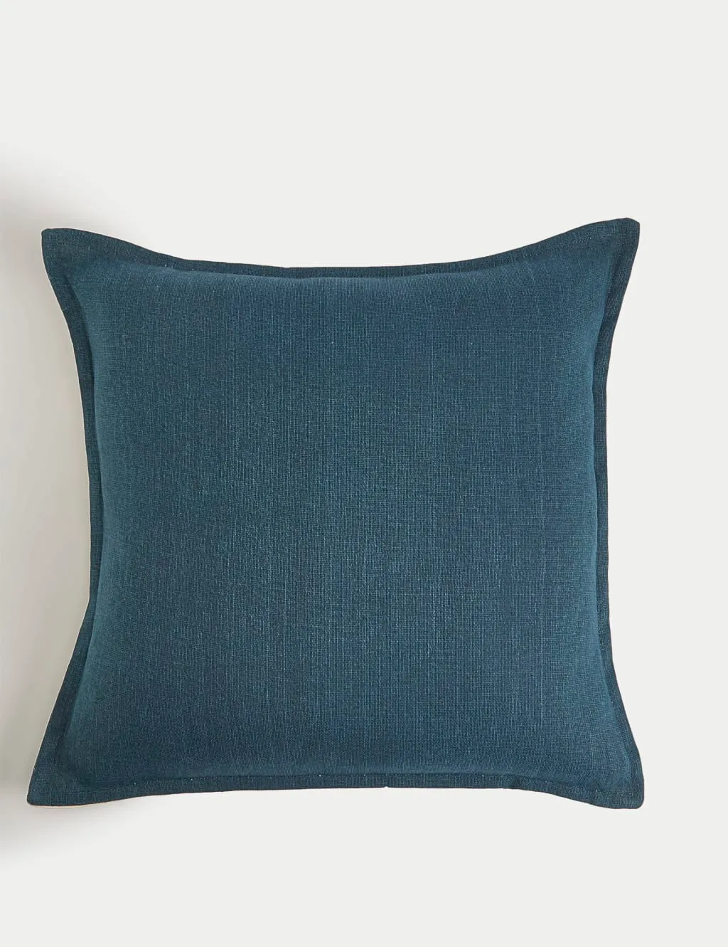 M&S Pure Cotton Textured Cushion Navy