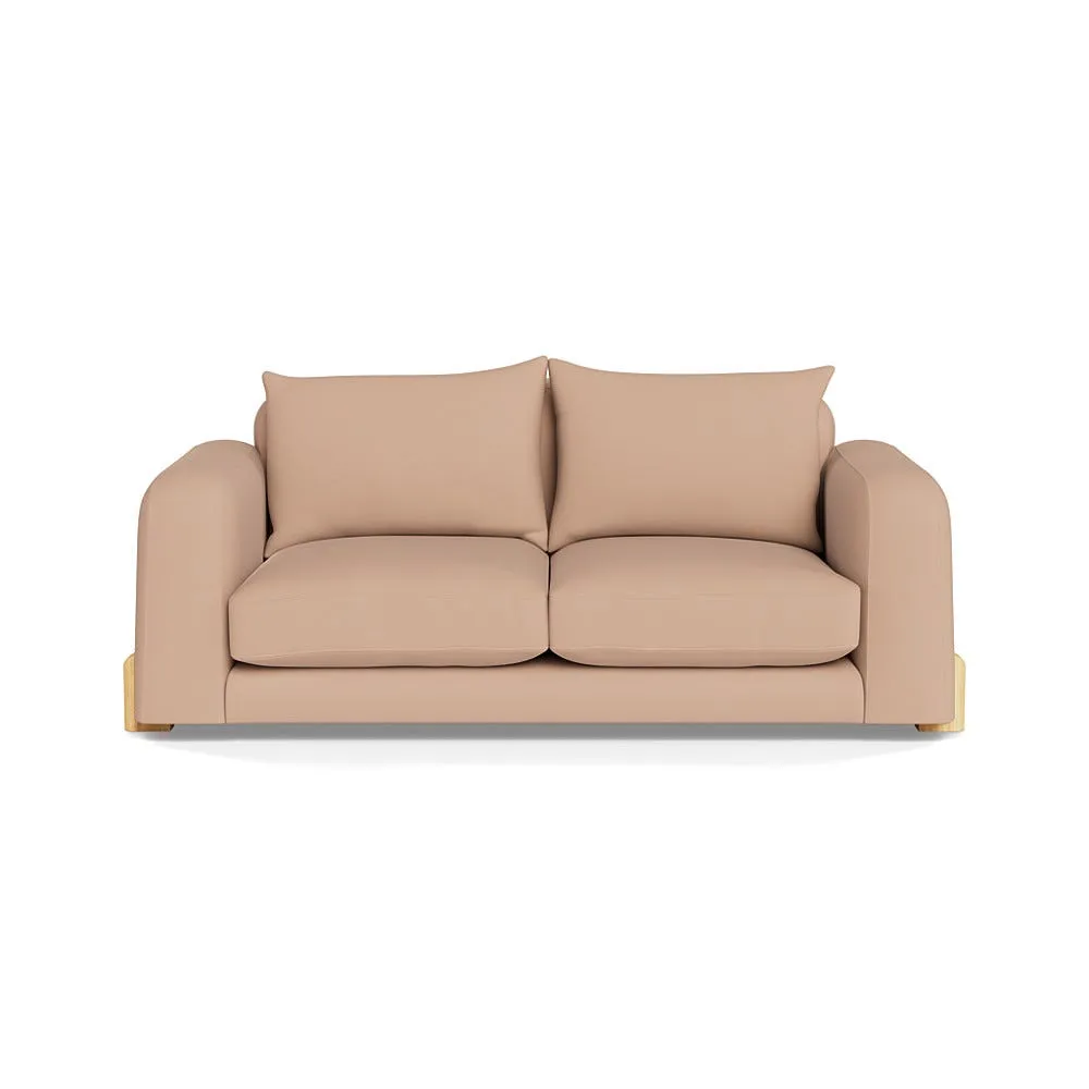 Heal's Nuvola 3 Seater Sofa Capelo Linen-Cotton Rosedale Natural Feet 1