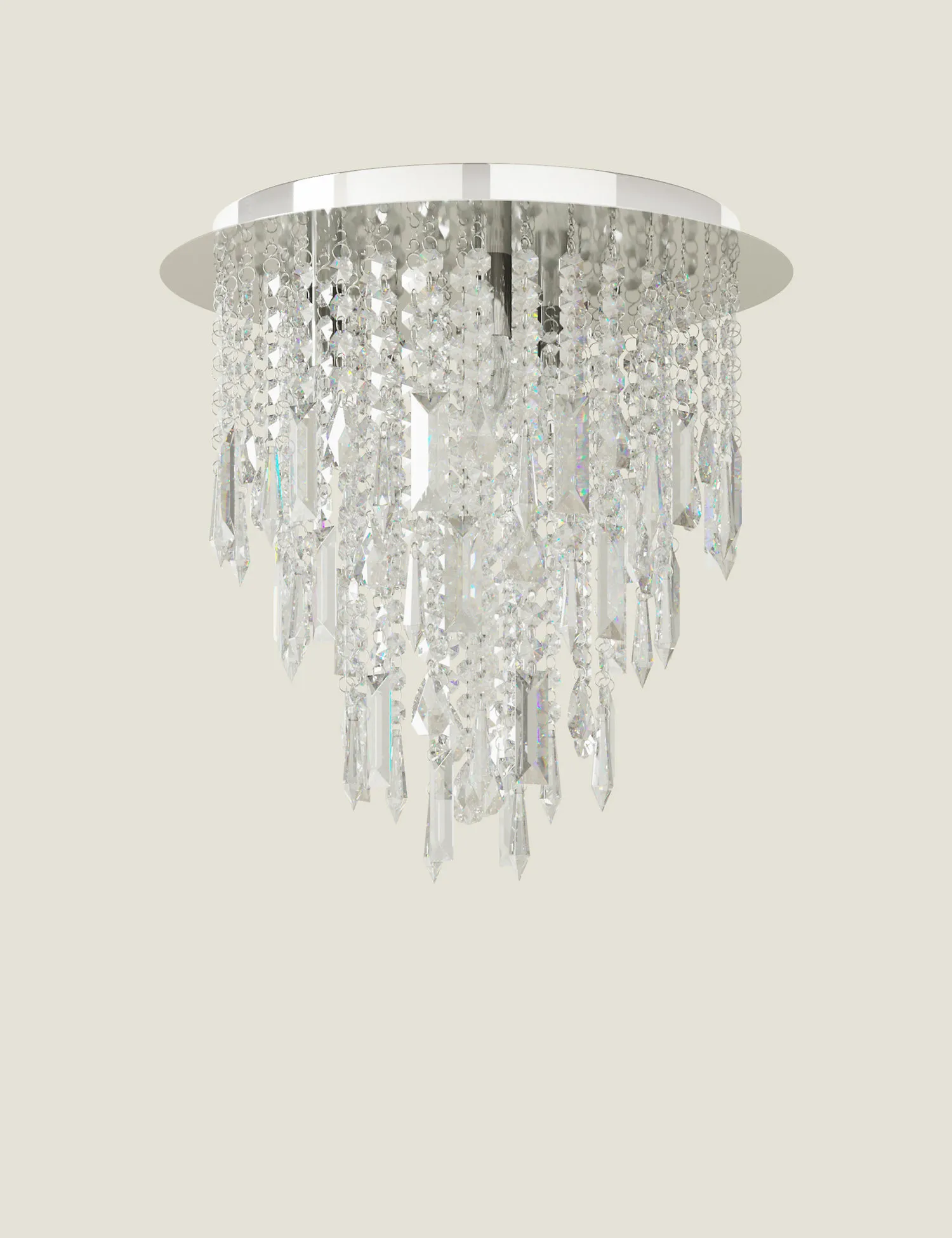 M&S Glamour Beaded Flush Light