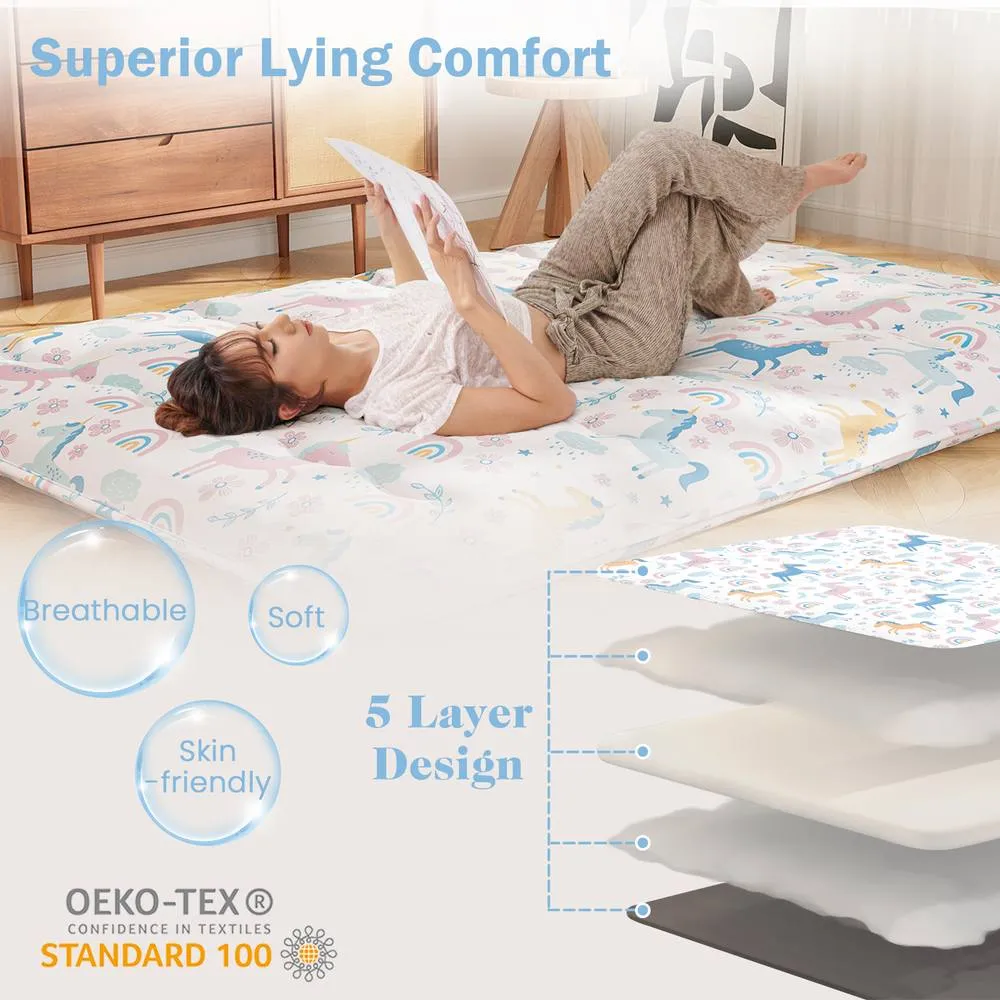 Costway Japanese Floor Mattress Futon Mattress 190 x 120 x 10 cm 6