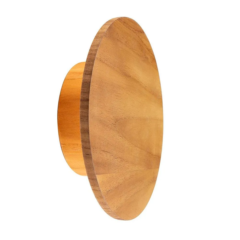 Netlighting Clean Flush Wall Lamp Teak in Brown
