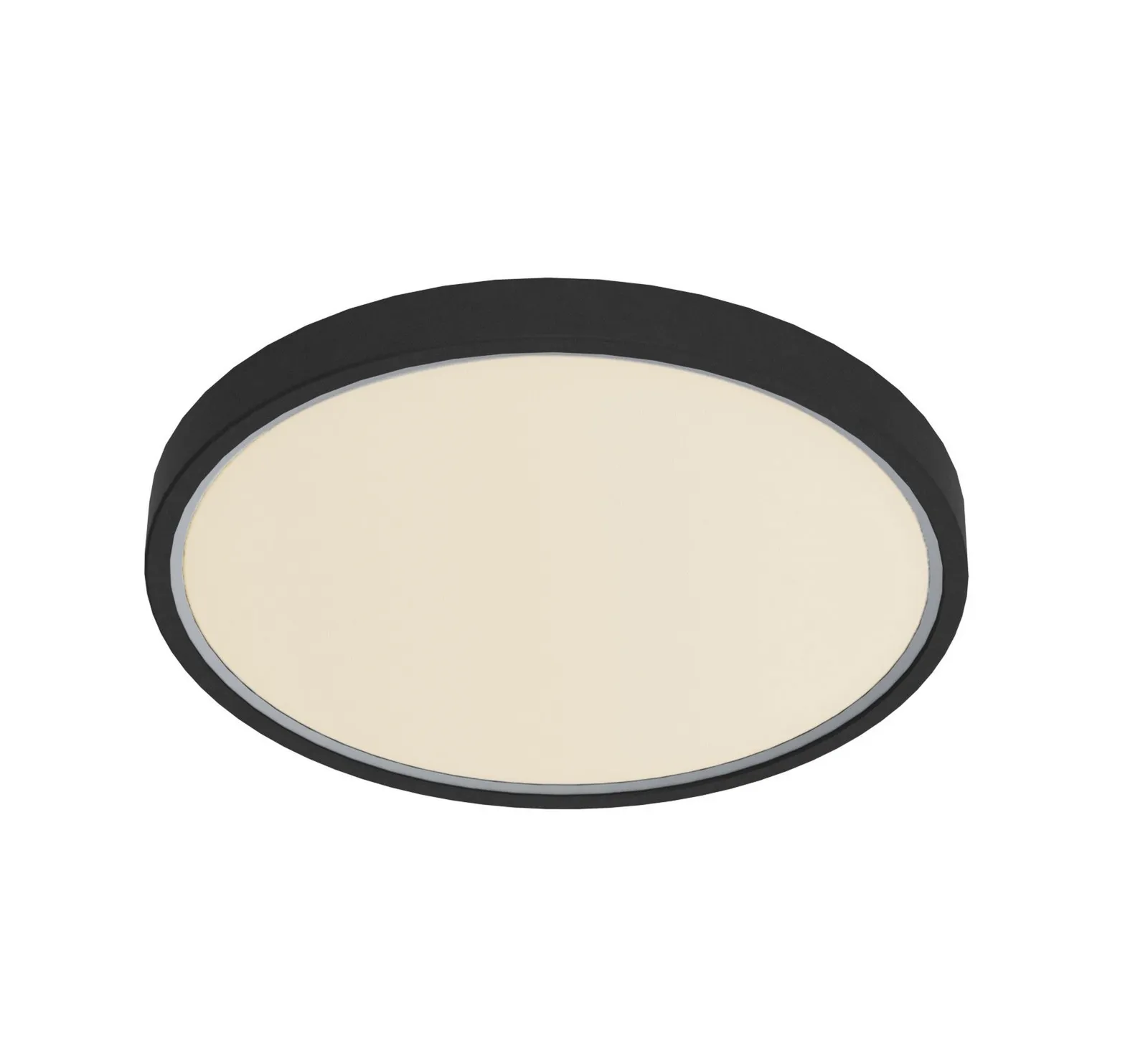 Nordlux Modern Indoor Ceiling Light Black Plastic Intergrated LED 3-Level Dimming - Mains Powered, IP44
