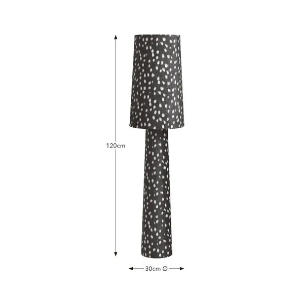 Deer Print Fabric Floor Lamp 5