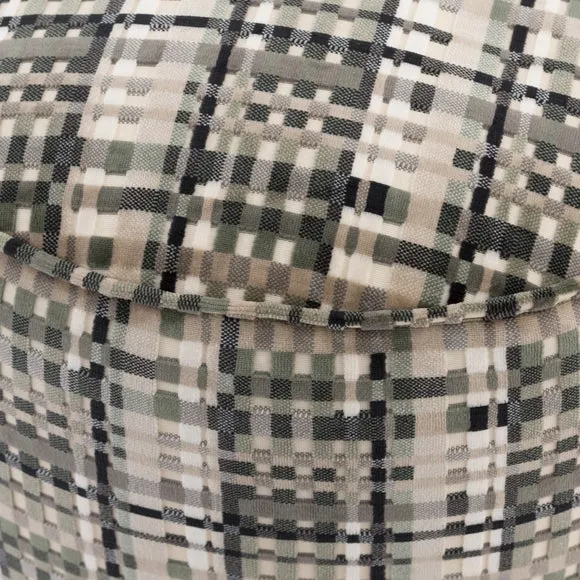 Roxana Cut Velvet Pouffe 4