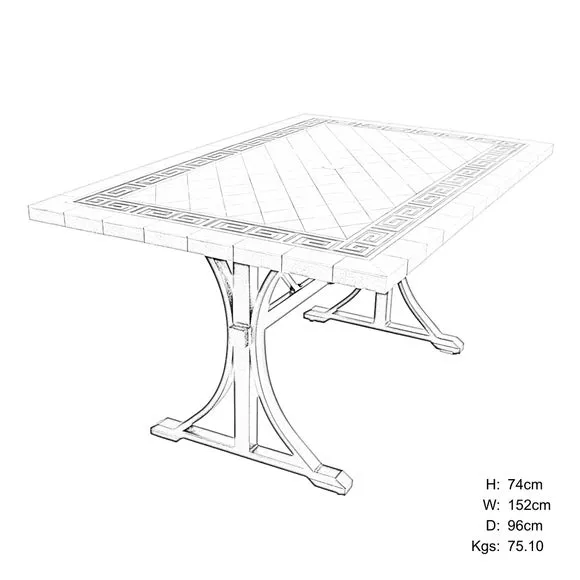 Byron Manor Burlington 6 Seat Dining Set 6