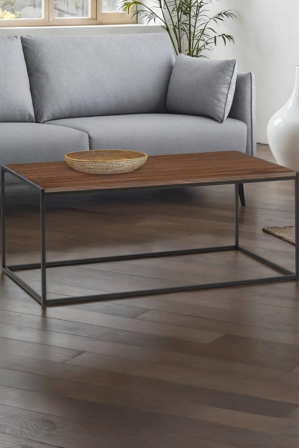 Julian Bowen Tribeca Rectangular Coffee Table in Walnut