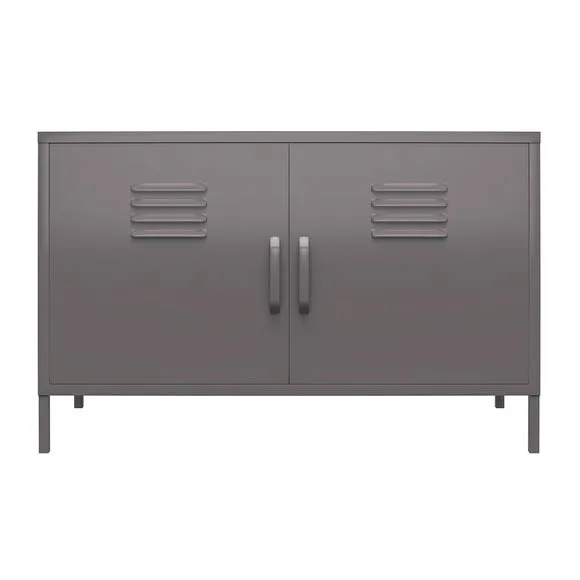 Bradford 2 Door Metal Accent Cabinet 4